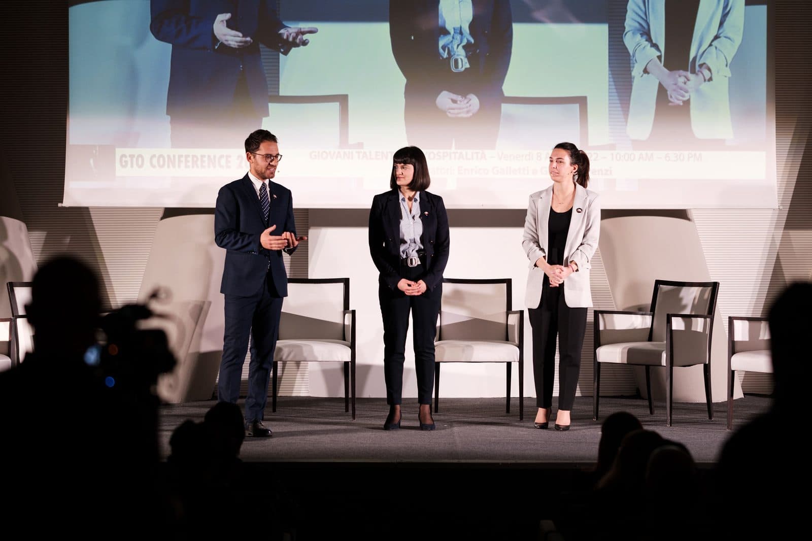 Kledis Brahimi, founder of GTO, on stage